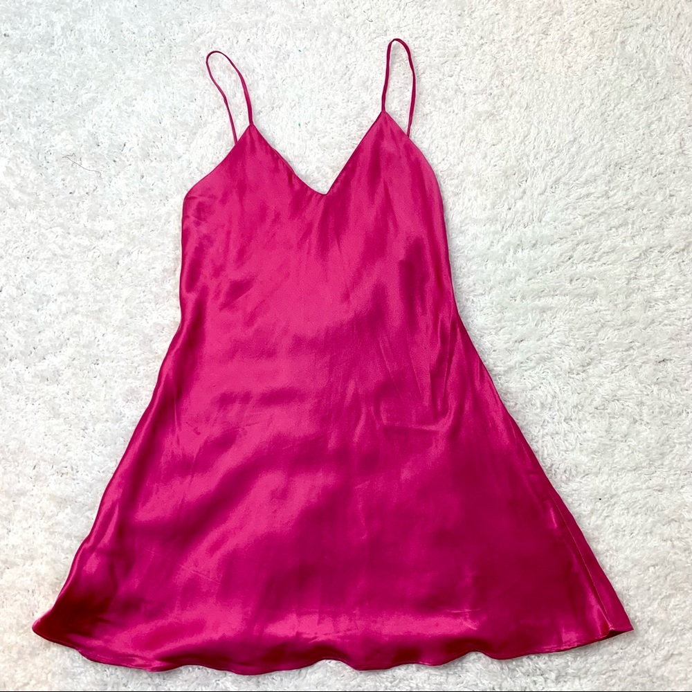 VTG Vintage 80s 90s Victoria’s Secret Sexy Silk Slip Chemise Y2K Lingerie